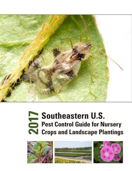 cover of manual with photos:  azalea lace bug, morningglory, etc